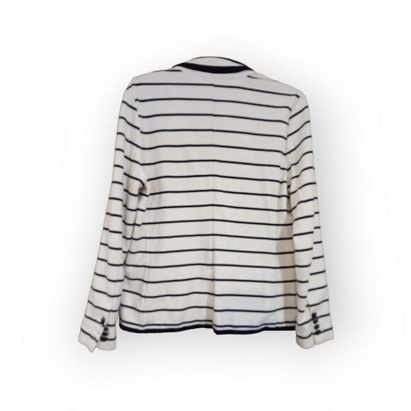 LAND'S End Nautical Knit blazer size 6 - Picture 2 of 4